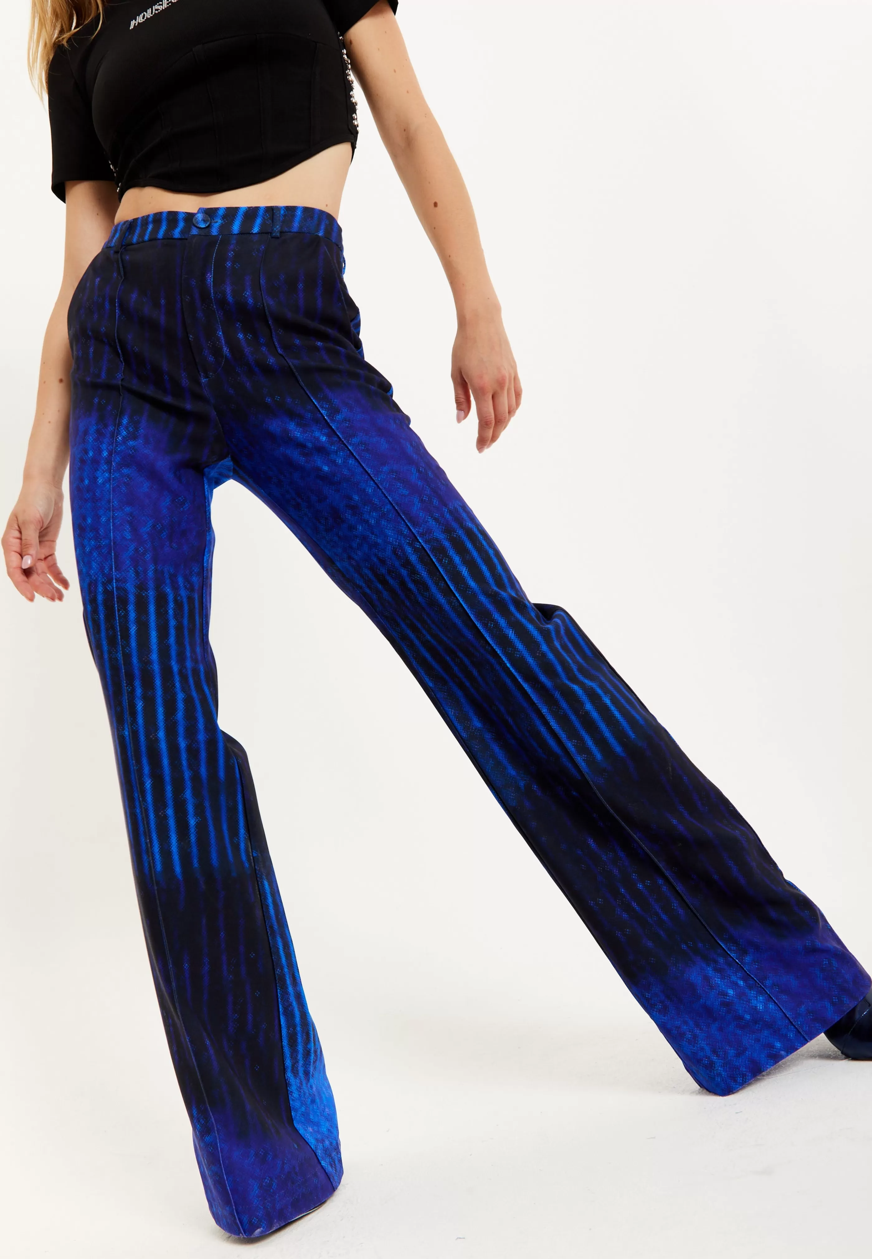 Store Abstract Print Tailored Trousers Suits | Skirts & Trousers
