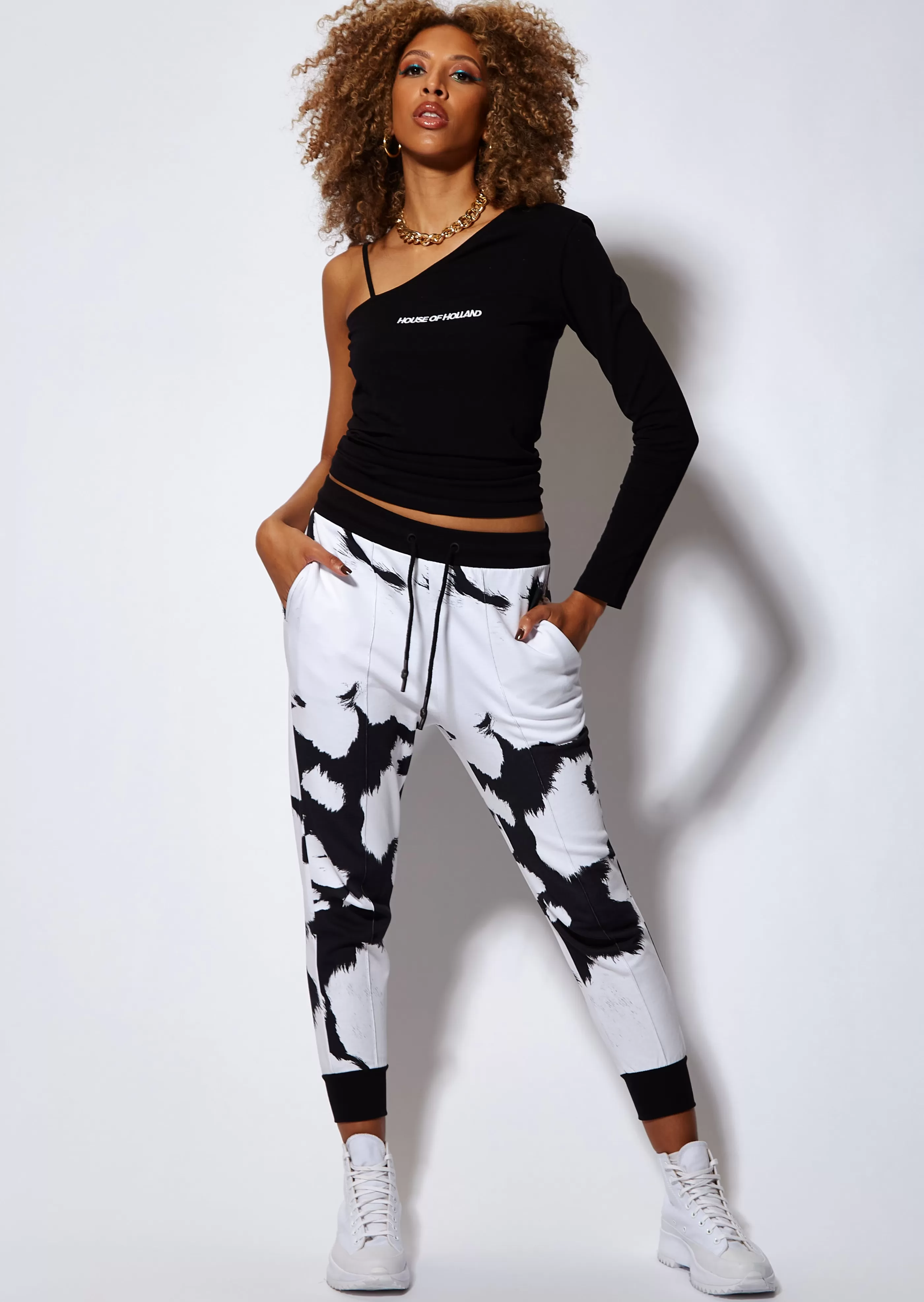 Shop Asymmetric One Sleeve Fitted Top Tops & T-shirts | Tops & T-shirts
