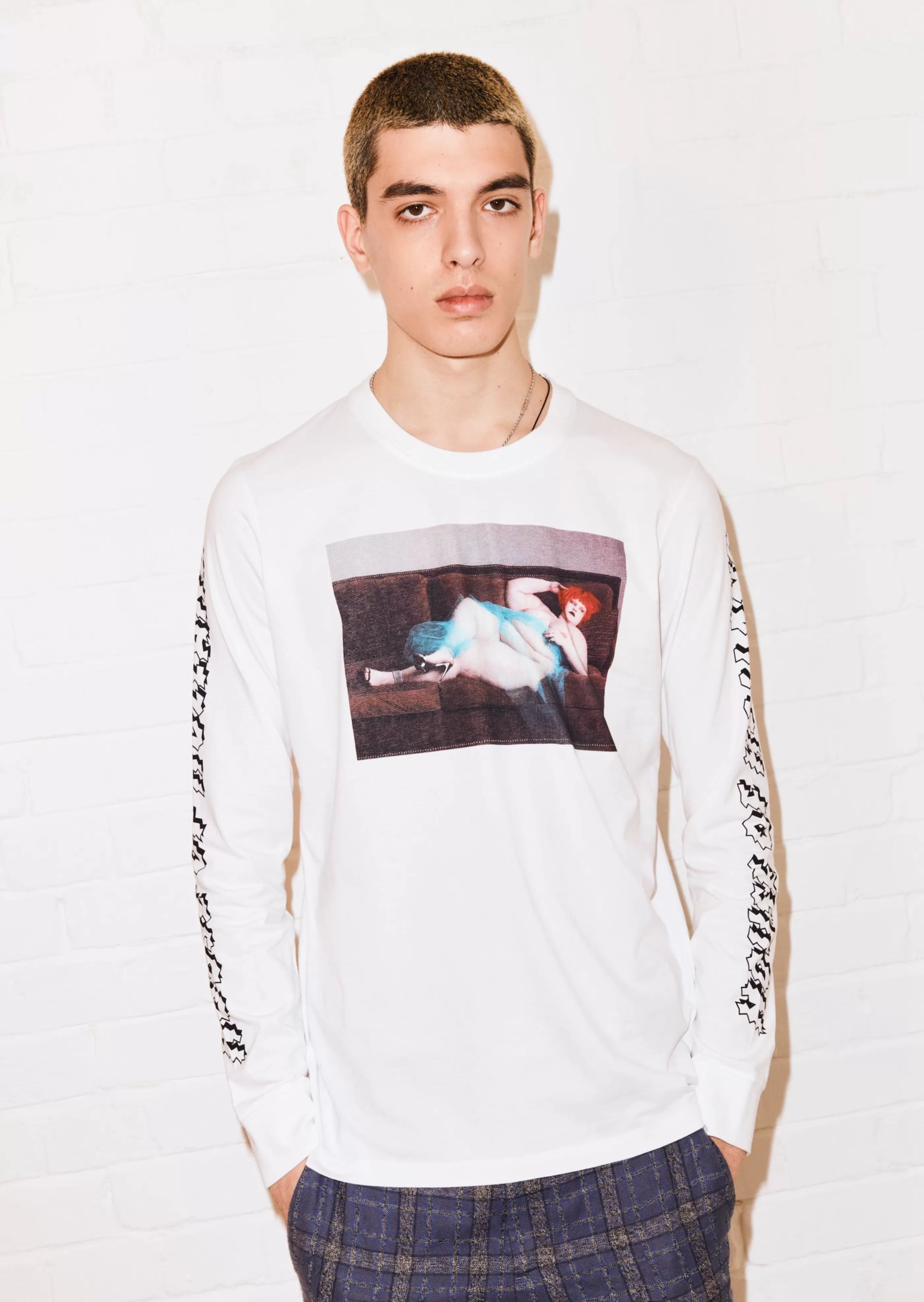 Cheap @daniellelevitt 'Nude' Long Sleeve Tee Tops & T-shirts | Tops & T-shirts