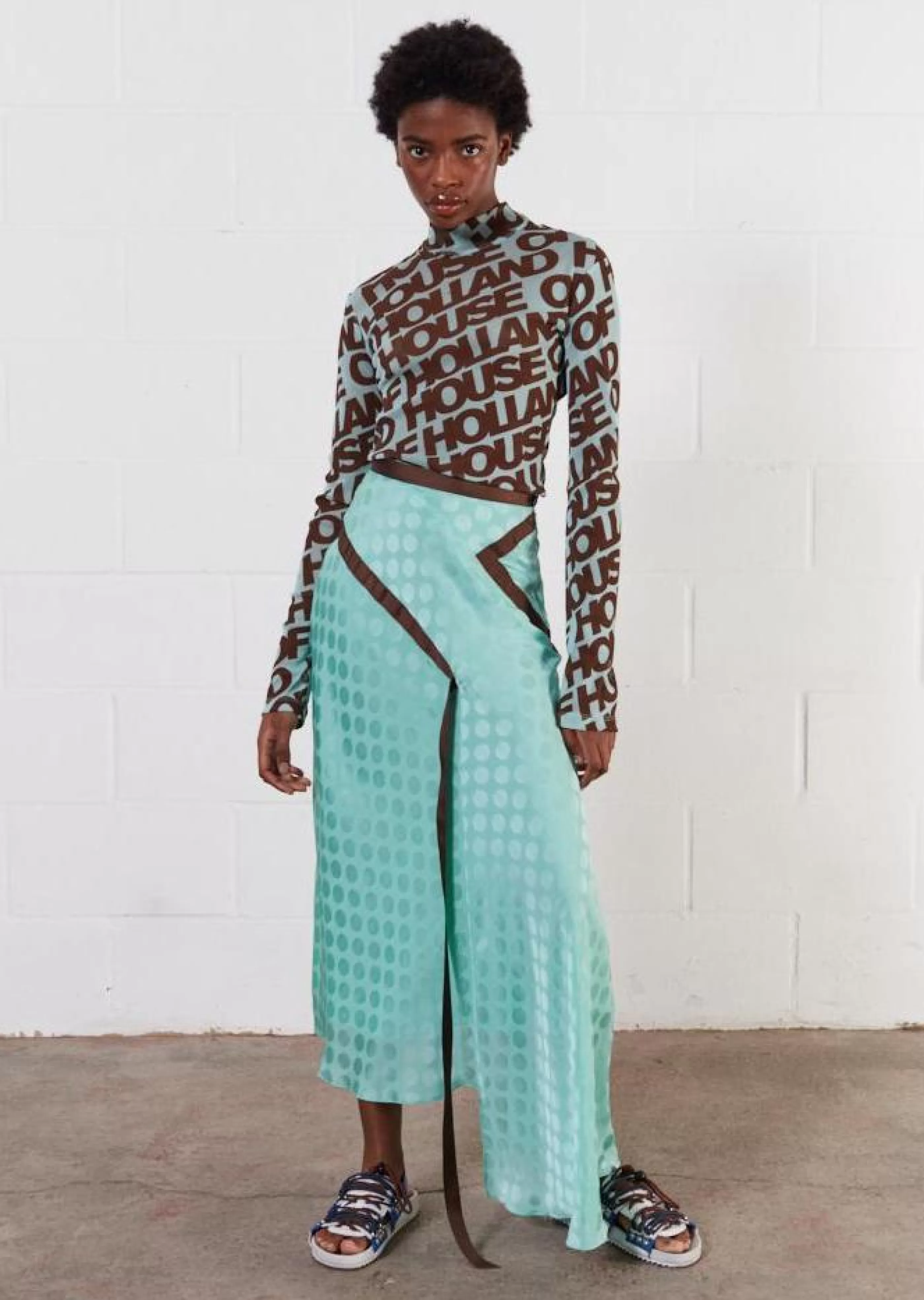 Cheap Jacquard Midi Skirt Skirts & Trousers