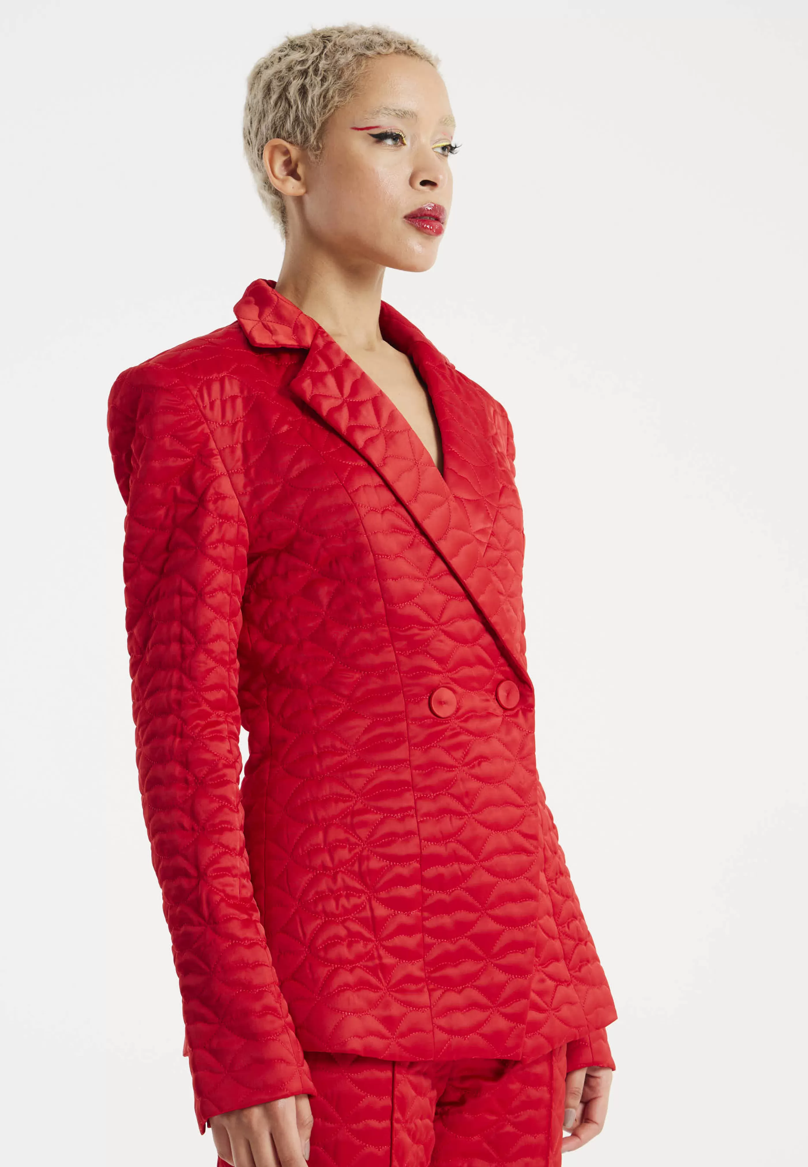 Discount Lips Quilted Blazer In Suits