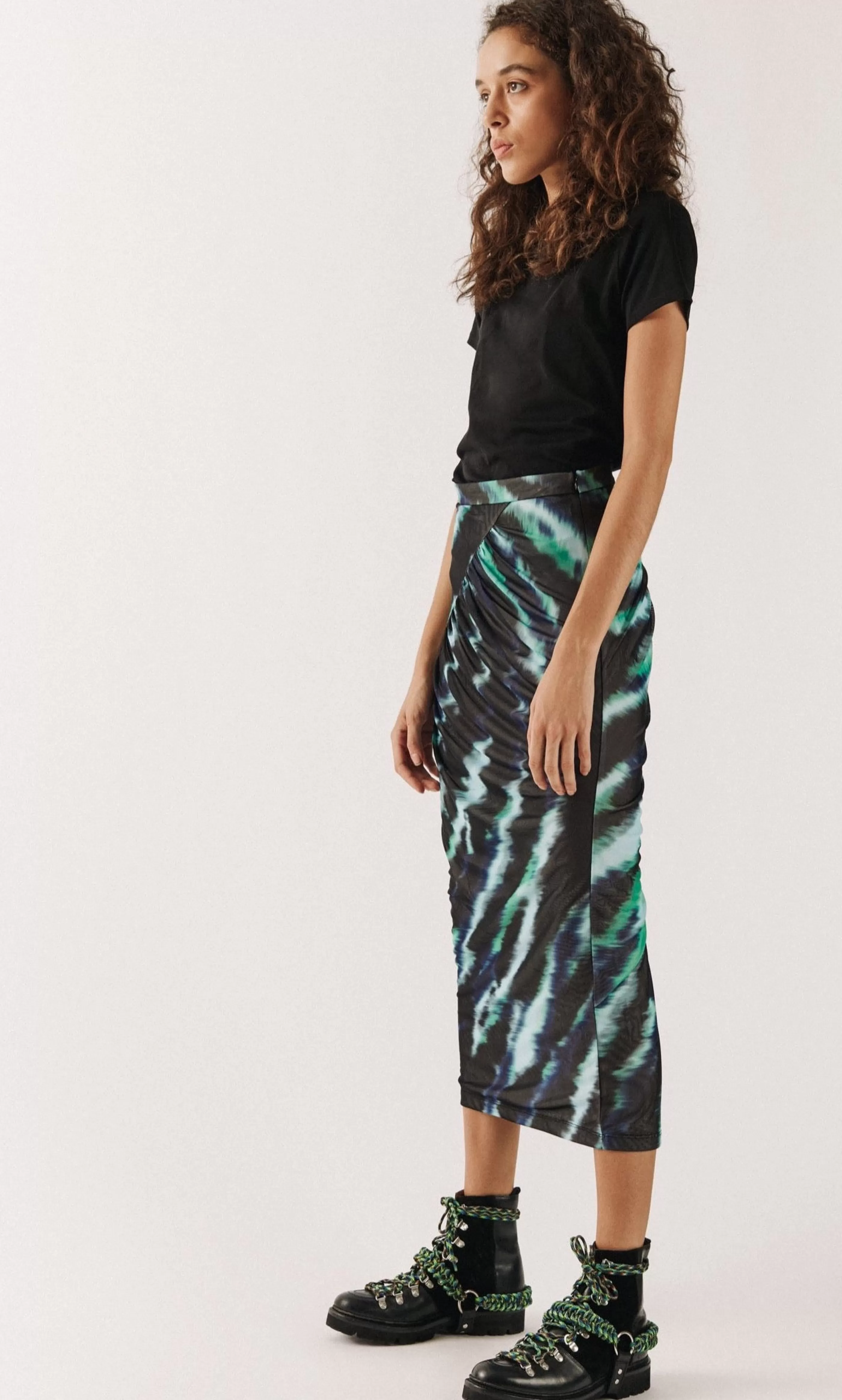 Flash Sale Tie Dye Midi Skirt Skirts & Trousers