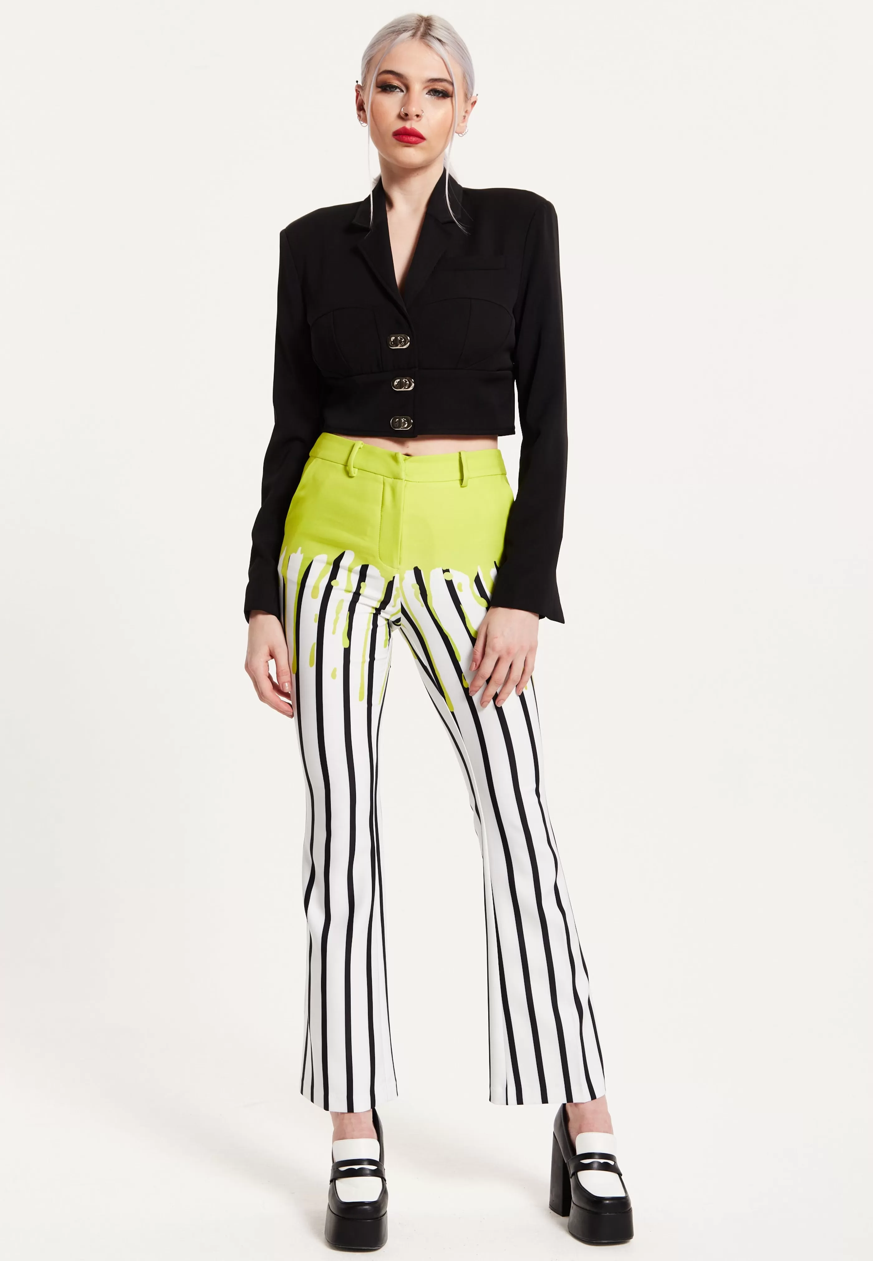 Store Monochrome Short Lock Jacket Suits