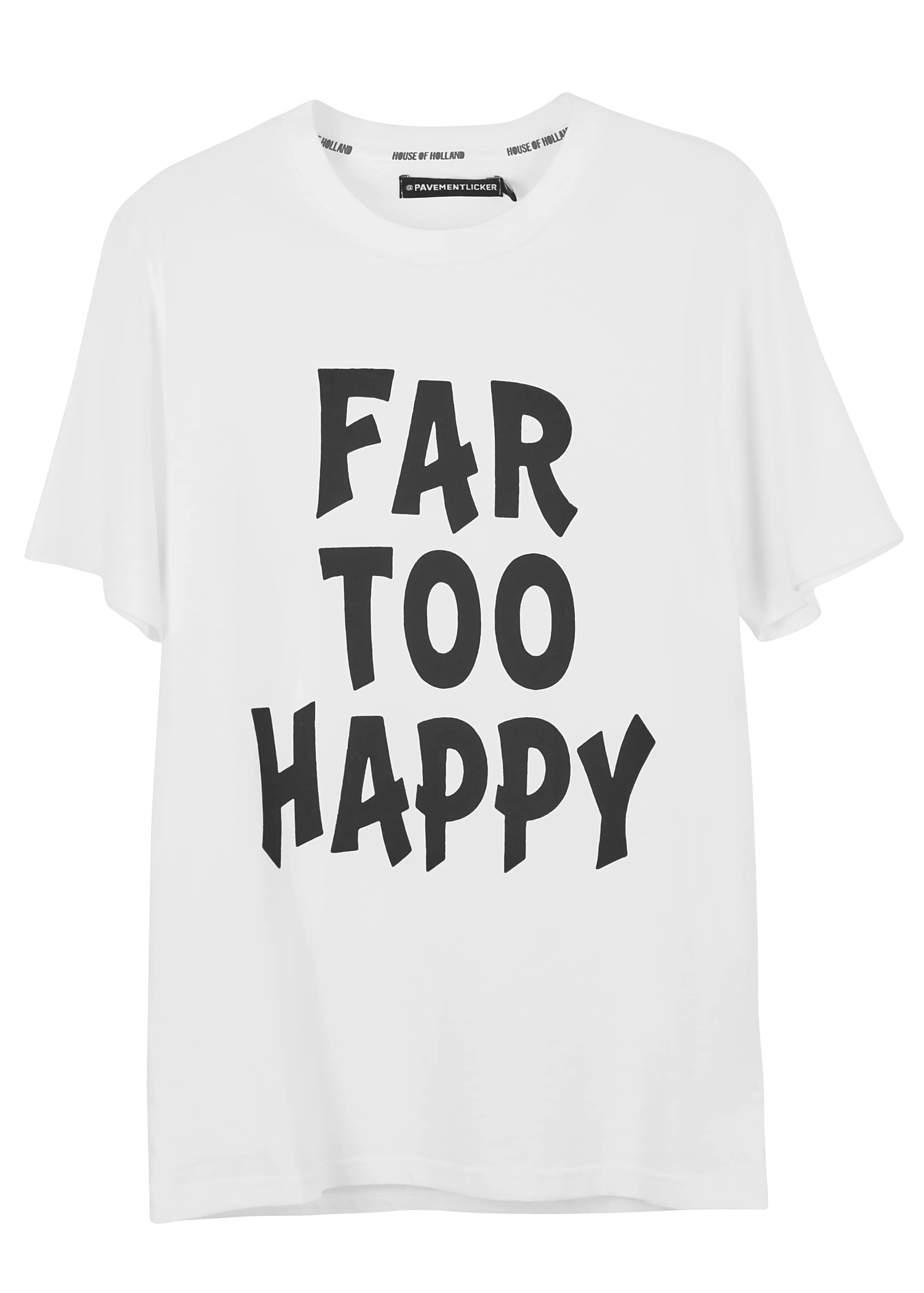 Shop @pavementlicker 'Far Too Happy' Tee Tops & T-shirts | Tops & T-shirts