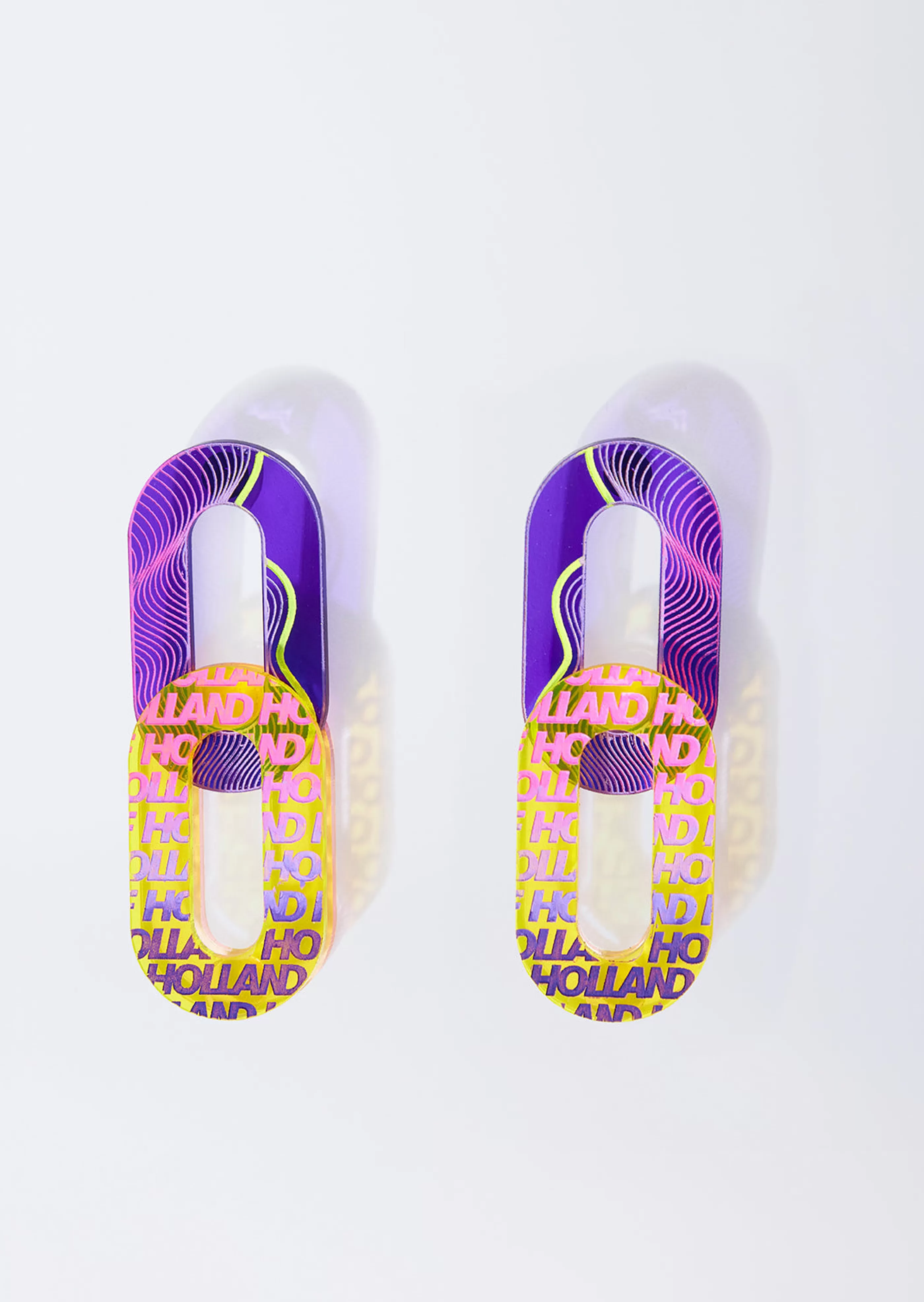 Store Purple And Yellow Dreamscape Earrings Jewellery