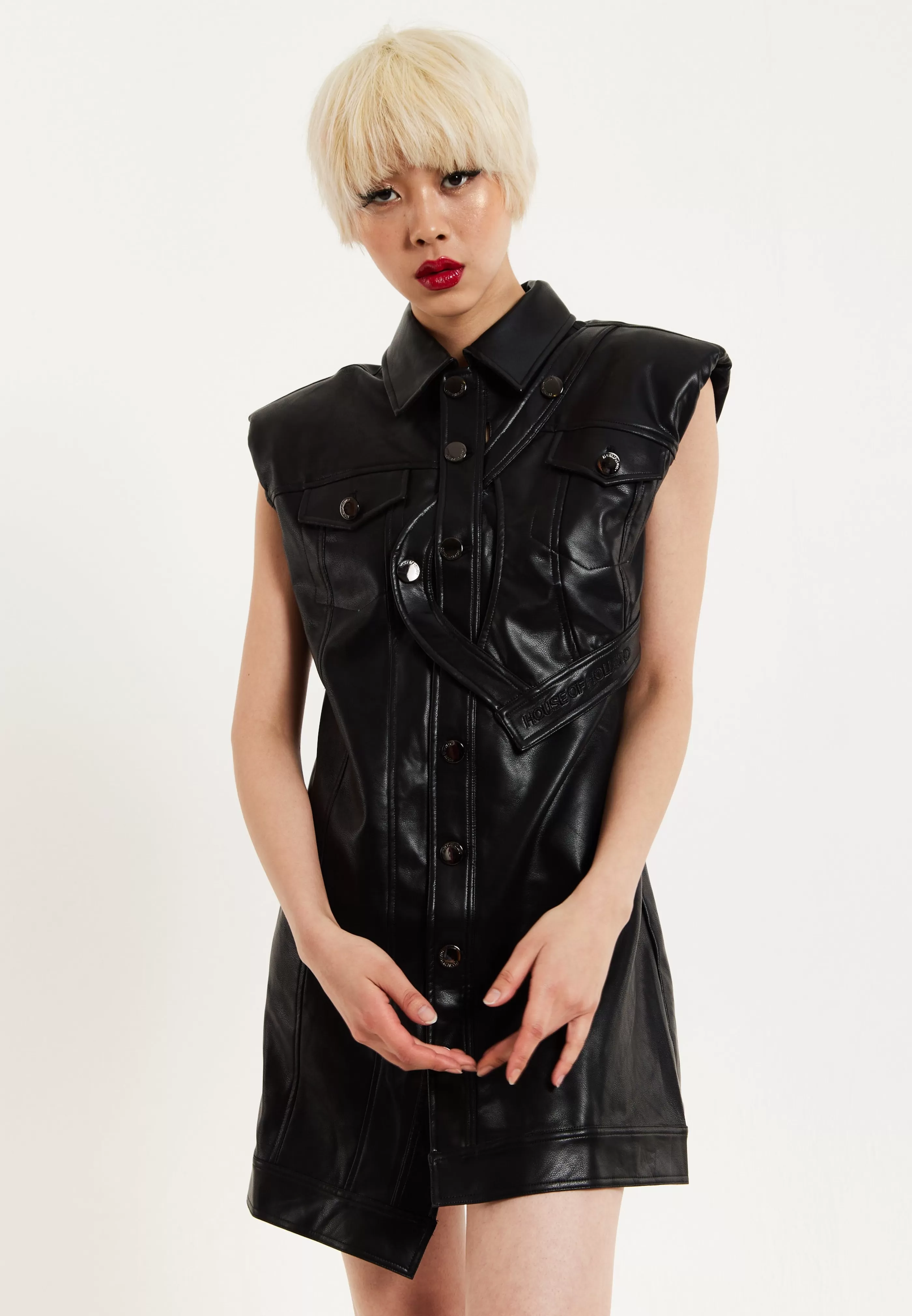 Hot Rocker Twist Button Down Dress Dresses | Dresses