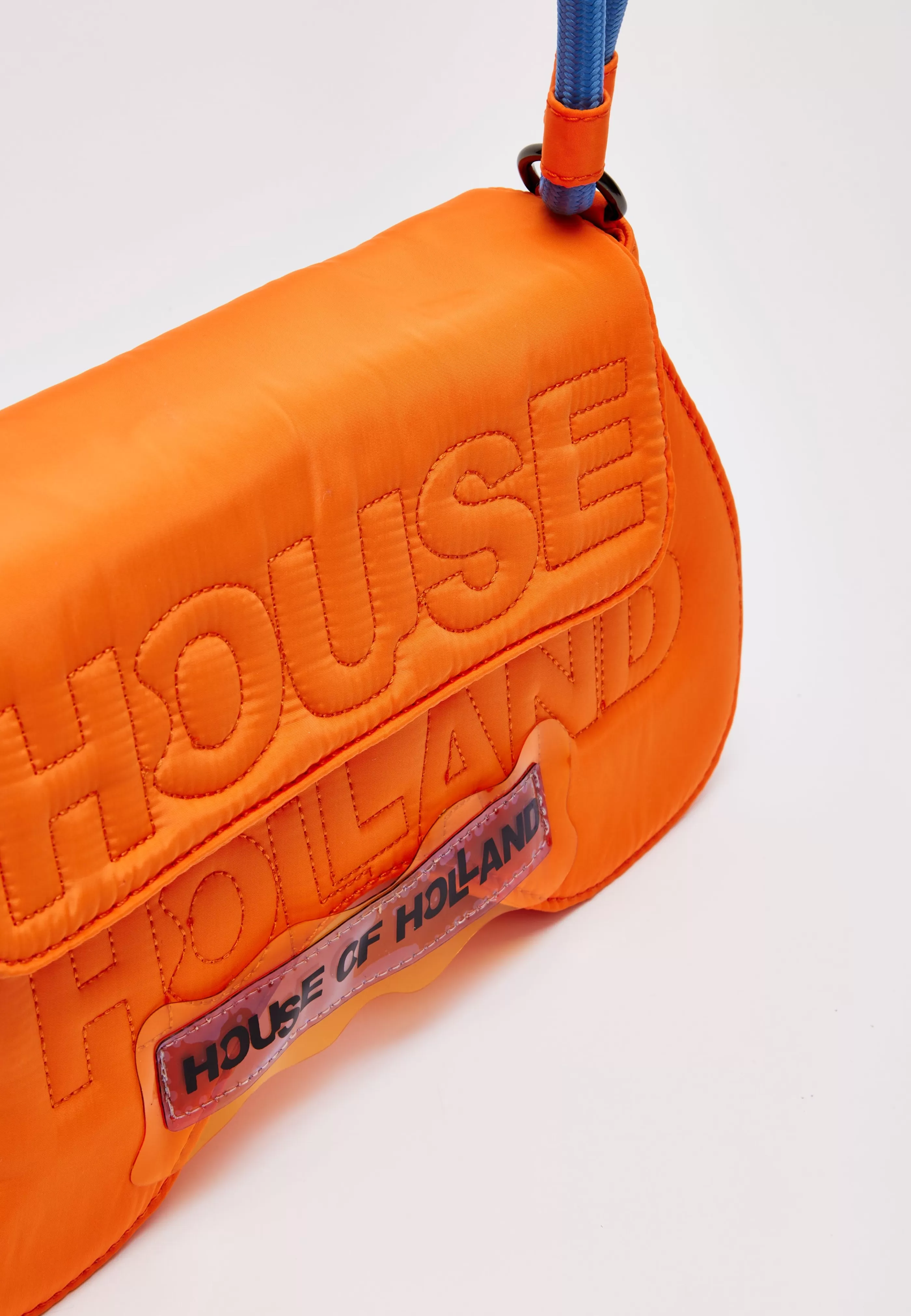 New Saddle Bag In And Blue With Quilted Logo Bags and Wallets | Bags and Wallets
