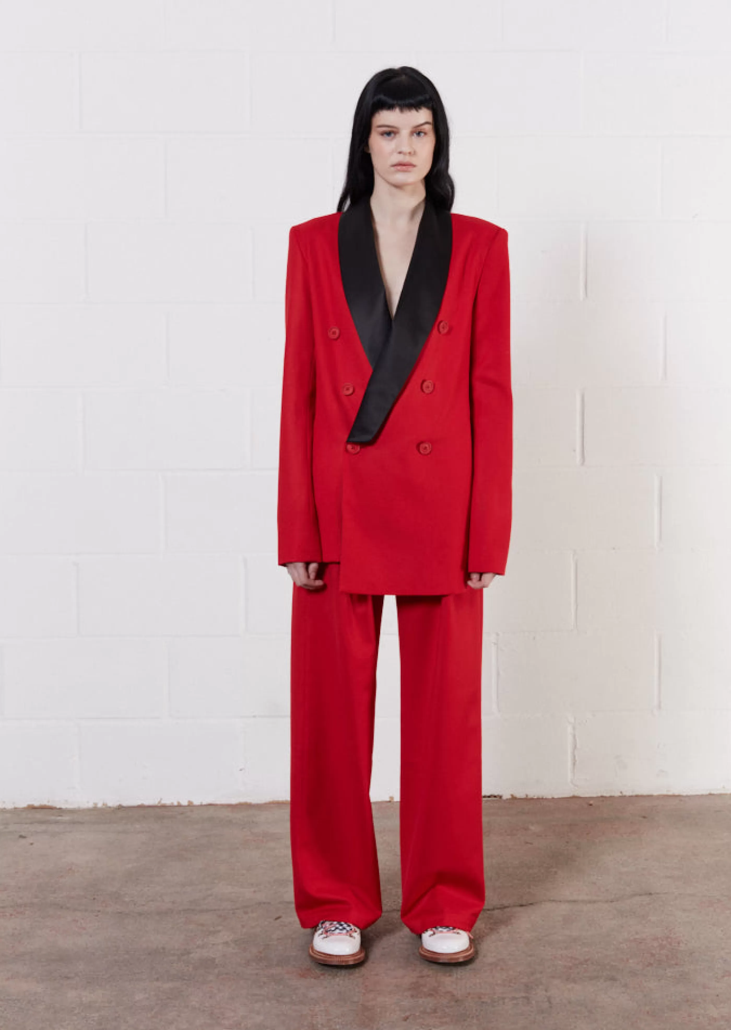 Clearance Wool Double Breasted Suit Jacket Suits