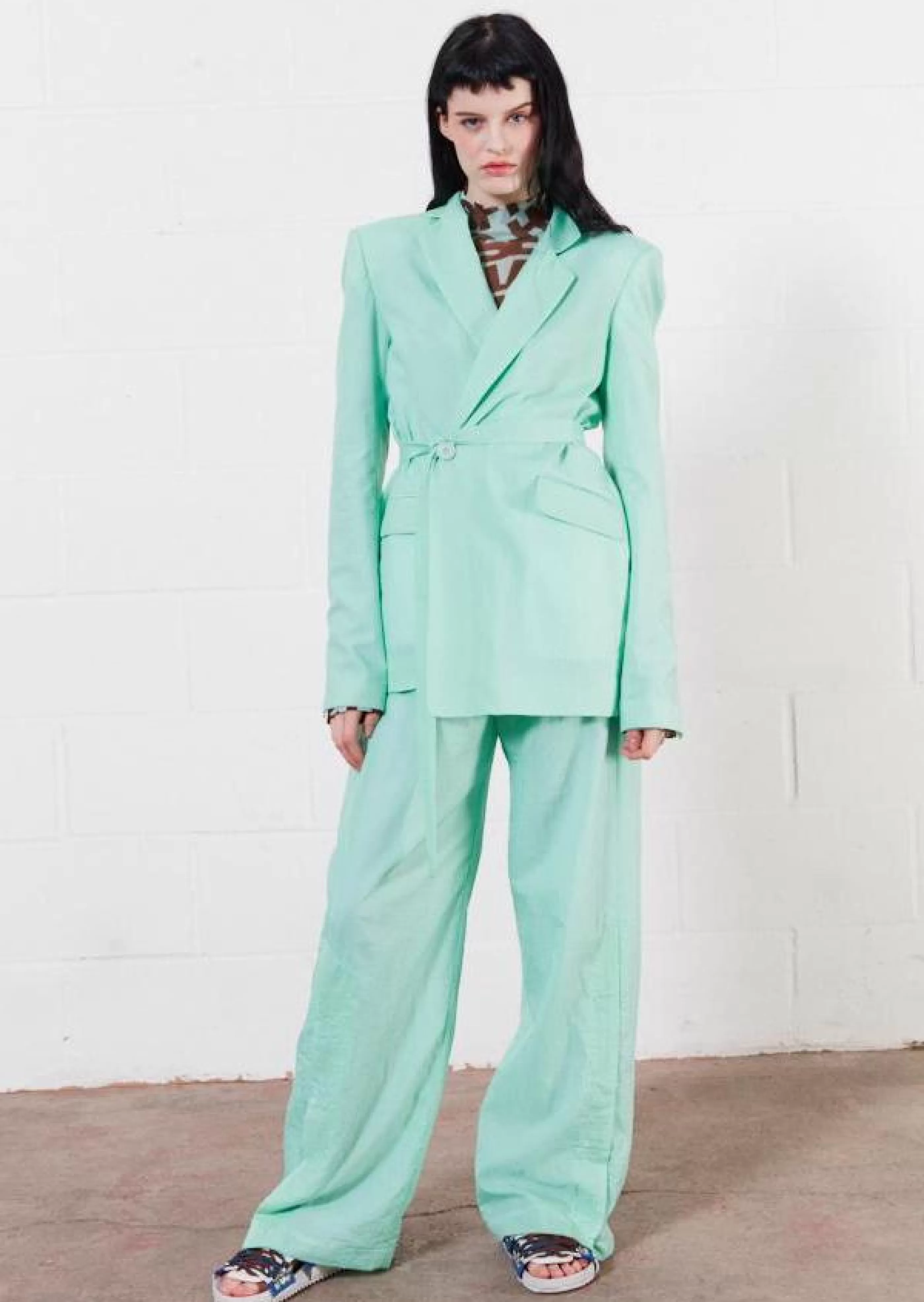 Fashion Ripstop Tailored Jacket ( Green) | Suits